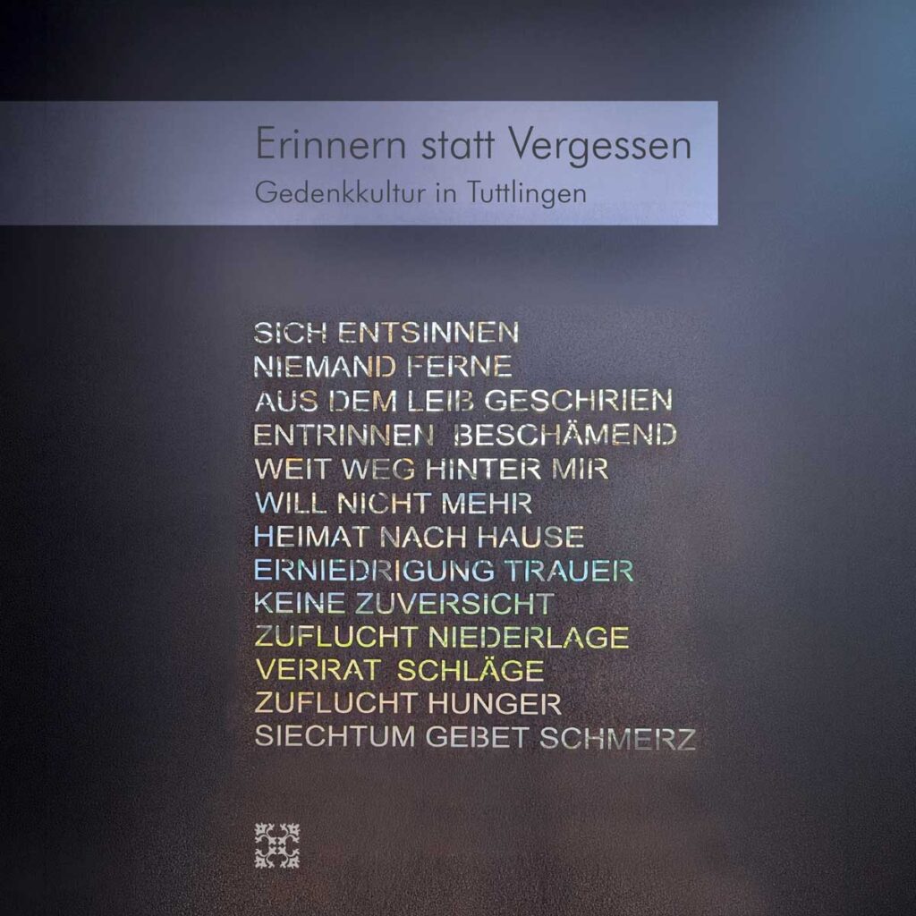 Cover: Erinnern statt Vergessen